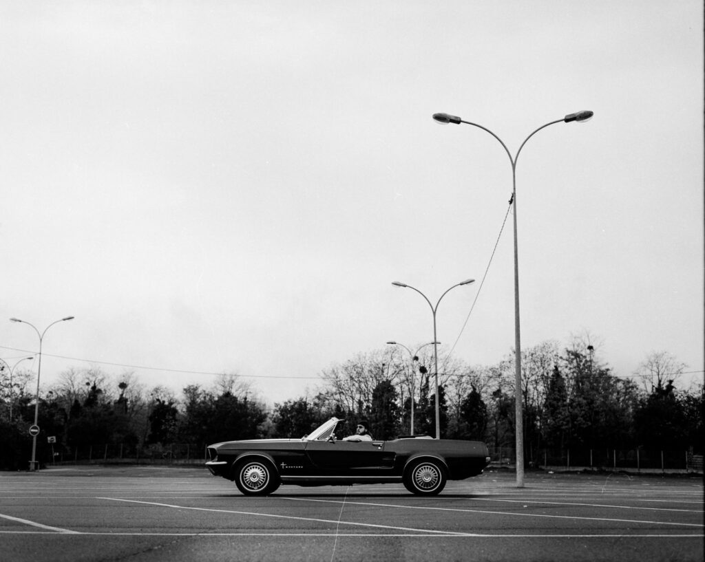 photographie argentique de voiture avec David Delaplace